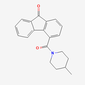 molecular formula C20H19NO2 B2759438 4-(4-Methyl-piperidine-1-carbonyl)-fluoren-9-one CAS No. 325986-19-4
