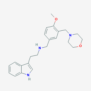 molecular formula C23H29N3O2 B275944 2-(1H-indol-3-yl)-N-[4-methoxy-3-(4-morpholinylmethyl)benzyl]ethanamine 