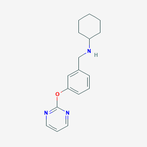 N-cyclohexyl-N-[3-(2-pyrimidinyloxy)benzyl]amine