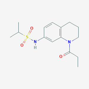 N-(1-propionyl-1,2,3,4-tetrahydroquinolin-7-yl)propane-2-sulfonamide