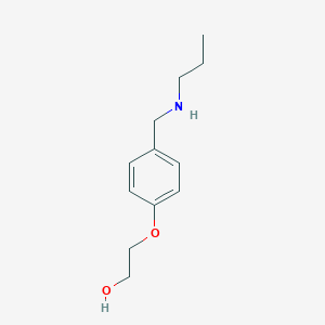 2-{4-[(Propylamino)methyl]phenoxy}ethanol