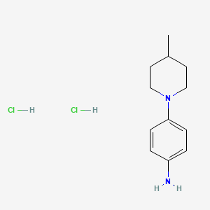 molecular formula C12H20Cl2N2 B2759637 4-(4-Methylpiperidin-1-yl)aniline dihydrochloride CAS No. 1216636-56-4