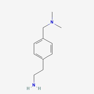 molecular formula C11H18N2 B2759731 4-(2-Aminoethyl)-N,N-dimethylbenzylamine CAS No. 1202890-08-1; 669002-47-5