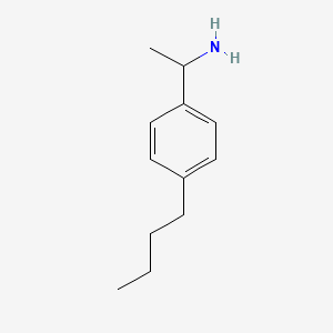molecular formula C12H19N B2759744 [1-(4-Butylphenyl)ethyl]amine CAS No. 91552-69-1