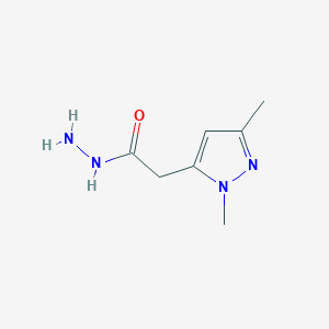 B2759835 (2,5-Dimethyl-2H-pyrazol-3-yl)-acetic acid hydrazide CAS No. 934172-66-4