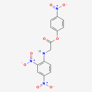 B2759904 4-nitrophenyl N-(2,4-dinitrophenyl)glycinate CAS No. 1983695-12-0