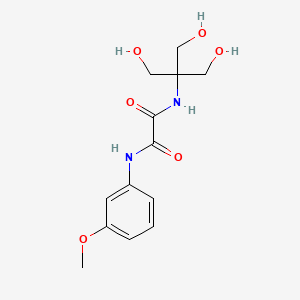 molecular formula C13H18N2O6 B2759942 N-[2-hydroxy-1,1-bis(hydroxymethyl)ethyl]-N'-(3-methoxyphenyl)ethanediamide CAS No. 405277-44-3