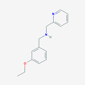 molecular formula C15H18N2O B275999 N-(3-ethoxybenzyl)(2-pyridyl)methanamine 