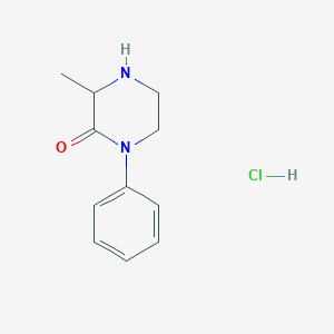 3-Methyl-1-phenyl-2-piperazinone hydrochloride