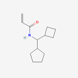 N-[Cyclobutyl(cyclopentyl)methyl]prop-2-enamide