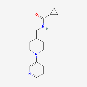 N-((1-(pyridin-3-yl)piperidin-4-yl)methyl)cyclopropanecarboxamide
