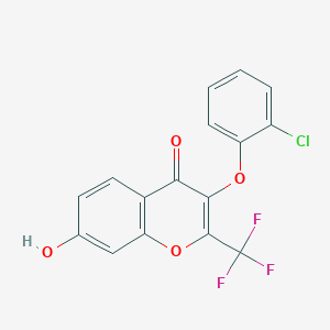 3-(2-chlorophenoxy)-7-hydroxy-2-(trifluoromethyl)-4H-chromen-4-one