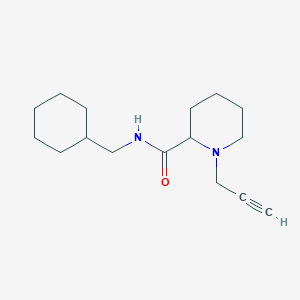 N-(cyclohexylmethyl)-1-(prop-2-yn-1-yl)piperidine-2-carboxamide