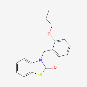 3-(2-propoxybenzyl)-1,3-benzothiazol-2(3H)-one
