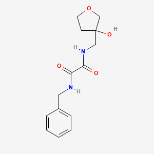 N1-benzyl-N2-((3-hydroxytetrahydrofuran-3-yl)methyl)oxalamide