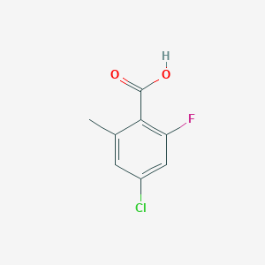 4-Chloro-2-fluoro-6-methylbenzoic acid