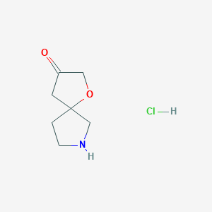 1-Oxa-7-azaspiro[4.4]nonan-3-one;hydrochloride