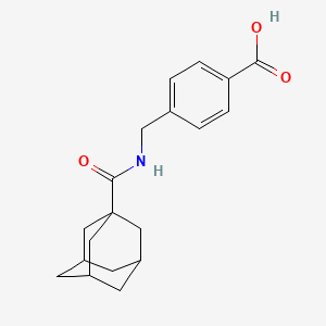 4-[(Adamantan-1-ylformamido)methyl]benzoic acid