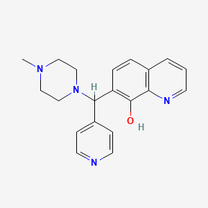 molecular formula C20H22N4O B2760164 7-[(4-Methylpiperazin-1-yl)-pyridin-4-ylmethyl]quinolin-8-ol CAS No. 315697-74-6