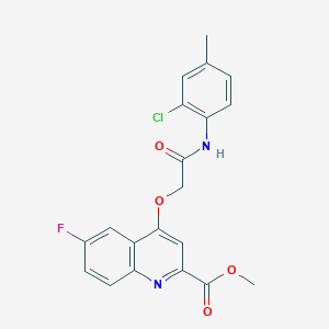 2-({6-[4-(4-fluorophenyl)piperazin-1-yl]pyridazin-3-yl}thio)-N-phenylacetamide