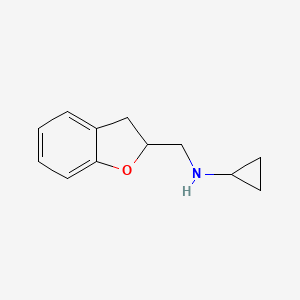 N-(2,3-dihydro-1-benzofuran-2-ylmethyl)cyclopropanamine