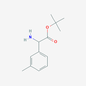 Tert-butyl 2-amino-2-(3-methylphenyl)acetate
