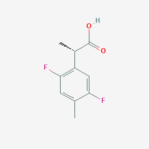 (2S)-2-(2,5-Difluoro-4-methylphenyl)propanoic acid