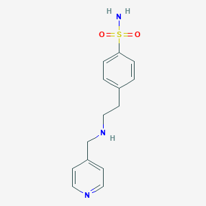 4-{2-[(4-Pyridinylmethyl)amino]ethyl}benzenesulfonamide