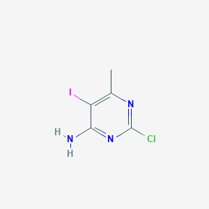 2-Chloro-5-iodo-6-methylpyrimidin-4-amine