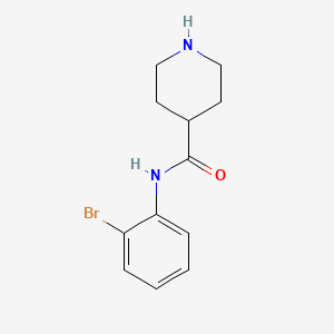 N-(2-bromophenyl)piperidine-4-carboxamide