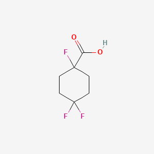 1,4,4-Trifluorocyclohexane-1-carboxylic acid