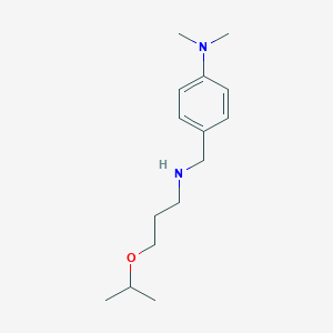 N-[4-(dimethylamino)benzyl]-N-(3-isopropoxypropyl)amine