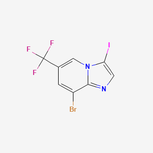 8-Bromo-3-iodo-6-(trifluoromethyl)imidazo[1,2-a]pyridine