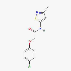 2-(4-chlorophenoxy)-N-(3-methylisothiazol-5-yl)acetamide