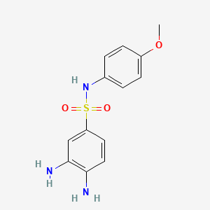 3,4-diamino-N-(4-methoxyphenyl)benzene-1-sulfonamide