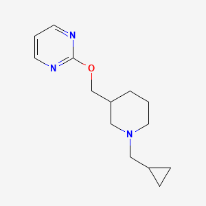 2-[[1-(Cyclopropylmethyl)piperidin-3-yl]methoxy]pyrimidine