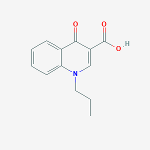 molecular formula C13H13NO3 B2760389 4-Oxo-1-propyl-1,4-dihydroquinoline-3-carboxylic acid CAS No. 129686-99-3
