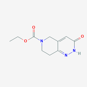 ethyl 3-hydroxy-5H,6H,7H,8H-pyrido[4,3-c]pyridazine-6-carboxylate
