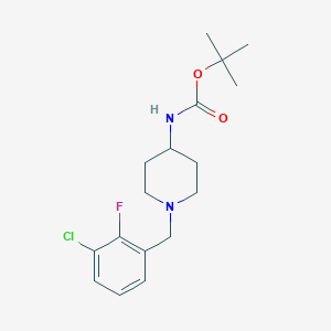 tert-Butyl 1-(3-chloro-2-fluorobenzyl)piperidin-4-ylcarbamate
