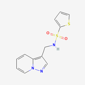 N-(pyrazolo[1,5-a]pyridin-3-ylmethyl)thiophene-2-sulfonamide