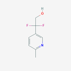 2,2-Difluoro-2-(6-methylpyridin-3-yl)ethanol