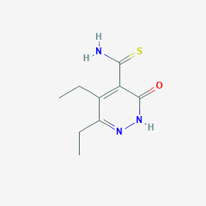 5,6-Diethyl-3-oxo-2,3-dihydropyridazine-4-carbothioamide