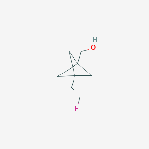 [3-(2-Fluoroethyl)-1-bicyclo[1.1.1]pentanyl]methanol