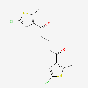 1,5-Bis(5-chloro-2-methylthiophen-3-yl)pentane-1,5-dione