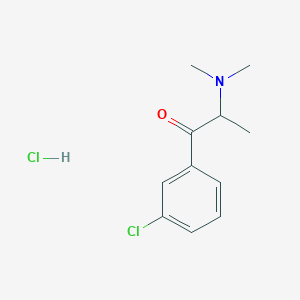 molecular formula C11H15Cl2NO B2760471 Dimethylamino-m-chloropropiophenone Hydrochloride CAS No. 514168-22-0