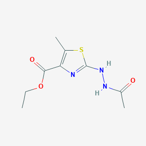 Ethyl 2-(2-acetylhydrazino)-5-methyl-1,3-thiazole-4-carboxylate