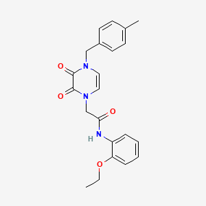 N-(2-ethoxyphenyl)-2-[4-(4-methylbenzyl)-2,3-dioxo-3,4-dihydropyrazin-1(2H)-yl]acetamide