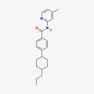N-(4-methylpyridin-2-yl)-4-(4-propylcyclohexyl)benzamide