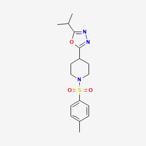 2-Isopropyl-5-(1-tosylpiperidin-4-yl)-1,3,4-oxadiazole