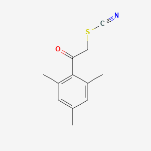 molecular formula C12H13NOS B2760541 2-间二甲苯基-2-氧代乙基硫氰酸酯 CAS No. 99797-27-0